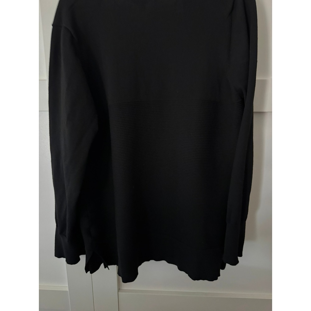 Time and Tru Womens Black Open Front Cardigan Sweater XL 16-18 TT31100012775 - Picture 8 of 11